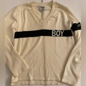 Y2K 2009 Boy London cream sweater